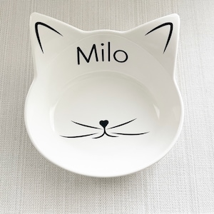 Personalized cat dishes discount