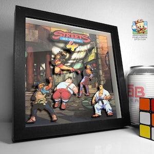 Streets of Rage 4 (PC) Shadow Pixel Box Art