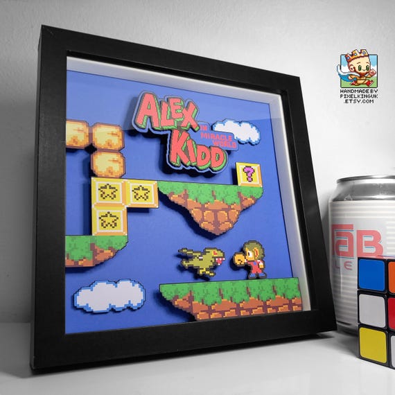 PixelFrames ピクセルフレーム ロックマン7 シャドウボックス ピクセルフレーム ロックマン7 シャドウボックス Alex Kidd in Miracle