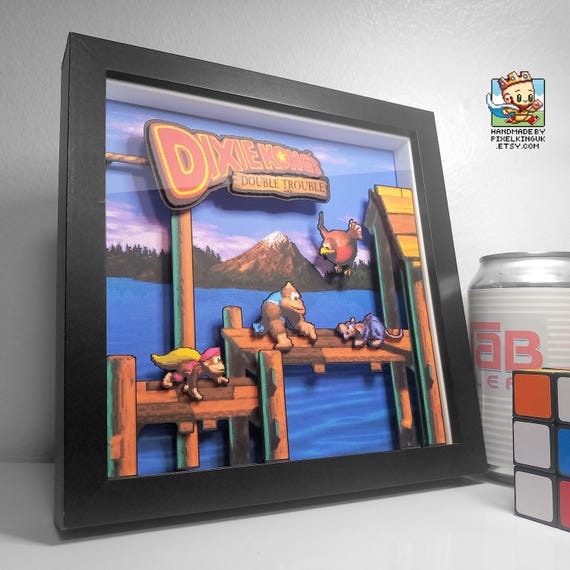 3組セットBOX DONKEY KONG COUNTRY 6LP 新品 送料込 Donkey Kong Country 2: Diddy's Kong Quest Box Shot for Super