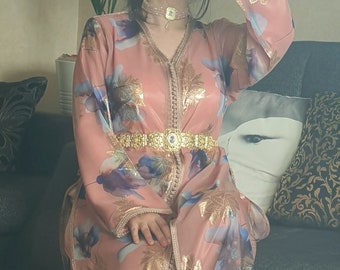 Takchita marocaine,takchita tlija,caftan deux pièces,tekshita traditionnelle,taille M/L