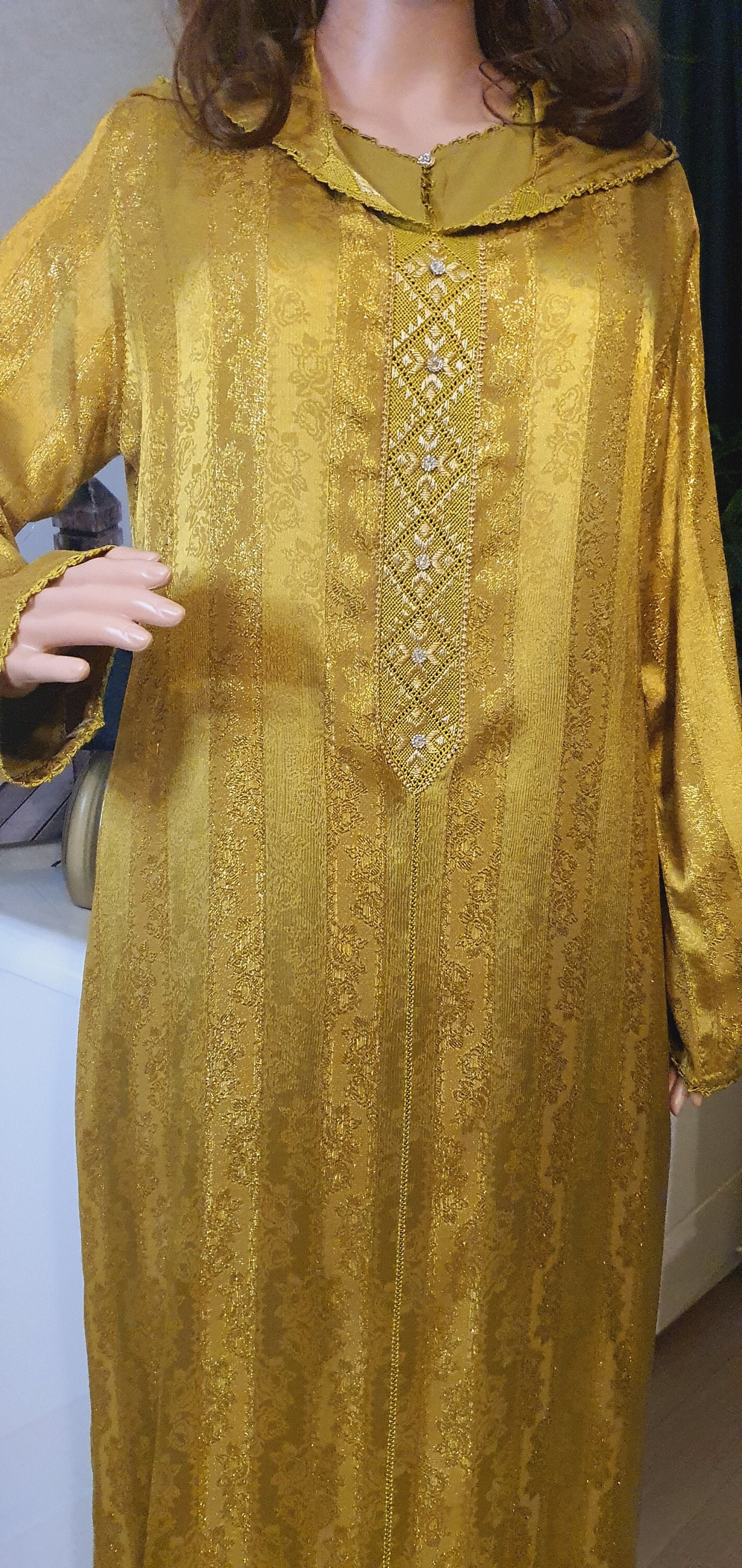 Moroccan Djellaba Two Pieces Biker Color Djellaba Randa Jellaba Jawhara Etsy Australia