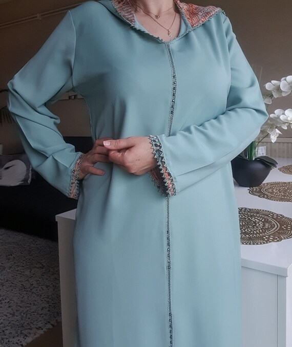 Djellaba crepe de soie 2019 sale