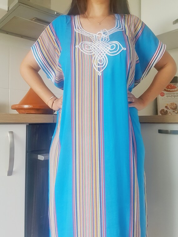 Robe caftan pour femme gandora marocaine gandora traditionelle robe arabe tenue marakeche Etsy France