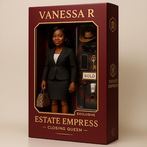 Custom AI Action Figure,Real estate Collectors Edition Personalized Toy Design,Retro Style, Digital Download,Gift for him or her