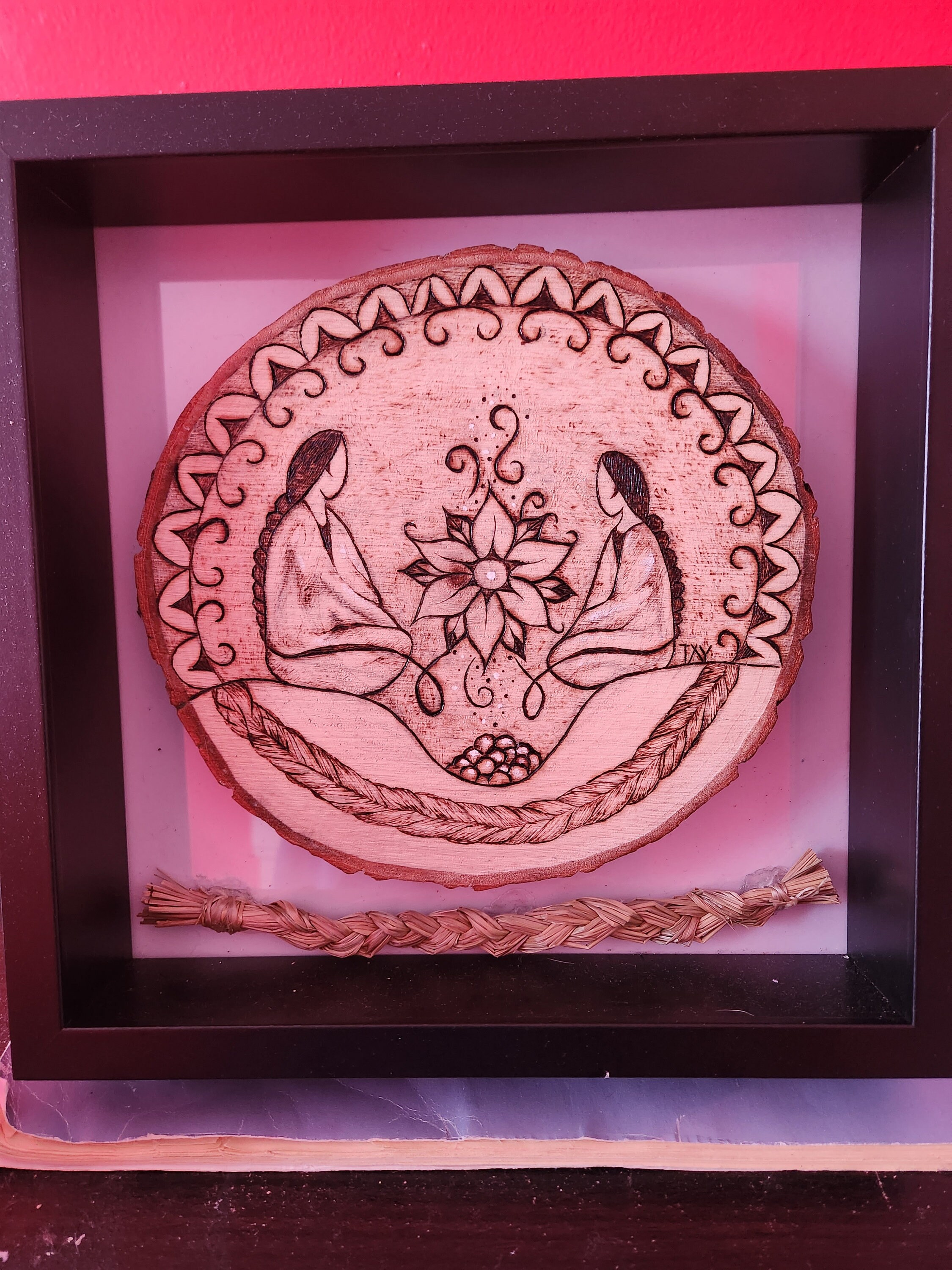 Mi'kmaq Wood Burning Art Etsy