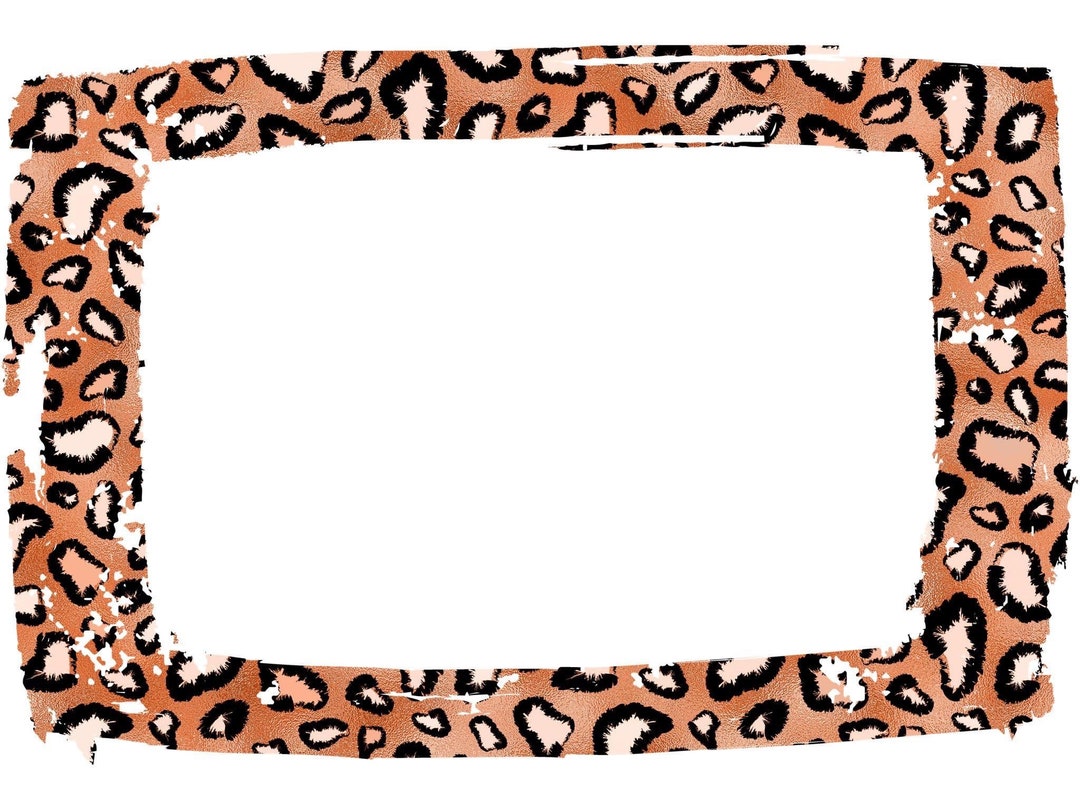 Red Leopard Frame Leopard Frame - Etsy