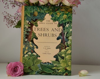 Vintage Rare Book, The Shell Guide to Trees and Shrubs, written by Geoffrey Grigson, illustrated by S. R. Badmin, 1958 FIRST EDITION