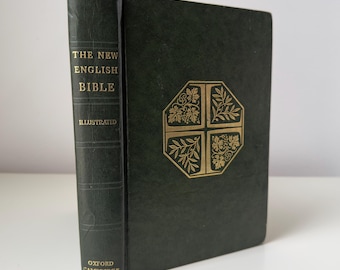 La Nueva Biblia Inglesa, ilustrada por Horace Knowles, publicada por Oxford University Press, tapa dura, 1975