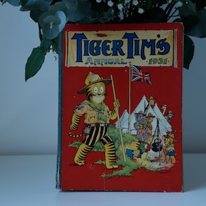 Vintage Children&#39;s Book, Tiger Tim&#39;s Annual 1931, Hardcover