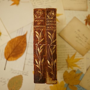 Vintage Books, Gems of National Poetry zebrane i zredagowane przez panią Valentine, Poems of Tennyson Oxford Edition 1913, miękka okładka.