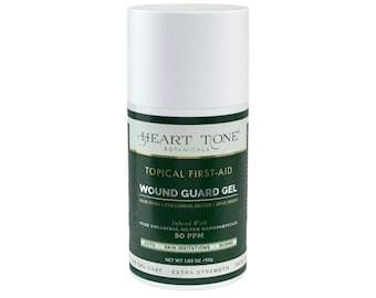 99.9% Pure Nano Silver Gel | Wound Care Management | 9 Healing Botanical Extracts | Protective Gel Barrier | Effective First Aid |
