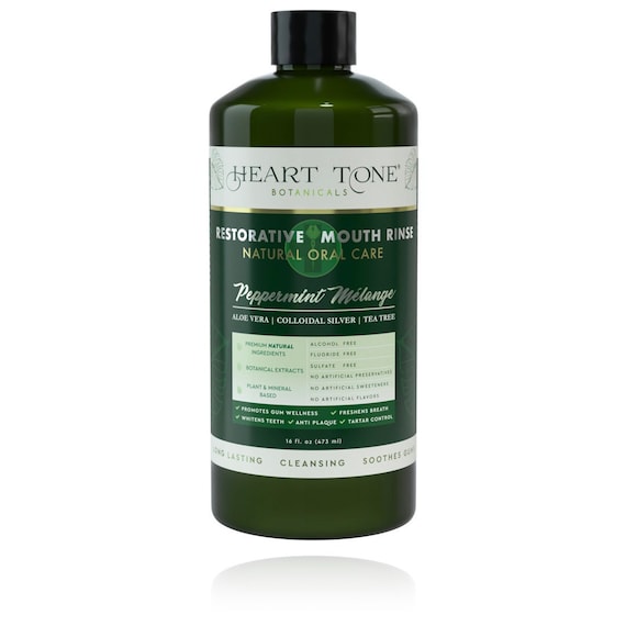 Restorative Mouthwash: Colloidal Silver, Aloe Vera, Peppermint Melange