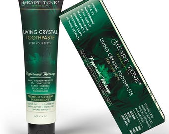 Natural Toothpaste Fluoride Free | Hydroxyapatite Theobromine Colloidal Silver | Organic Botanical | Sensitive Teeth | Handcrafted
