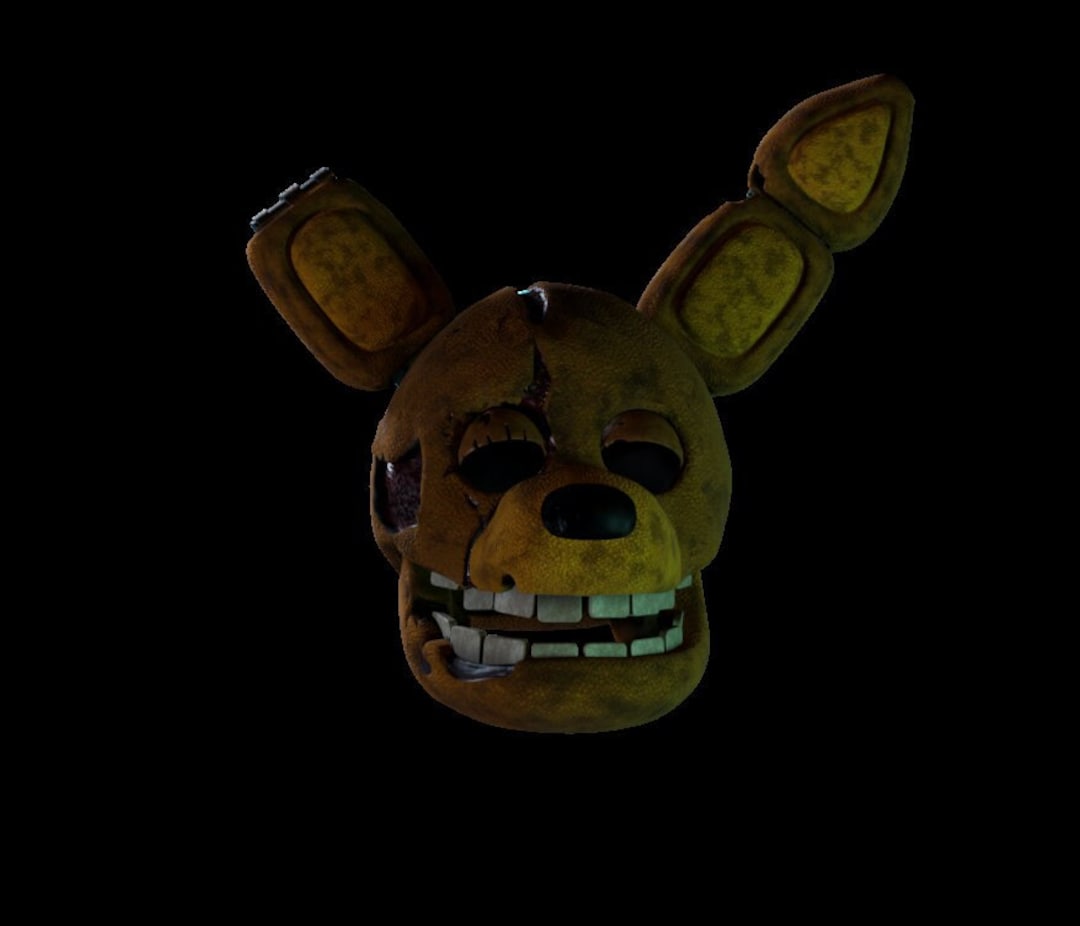 FNAF Movie Springbonnie Withered Mask 3d File Etsy UK