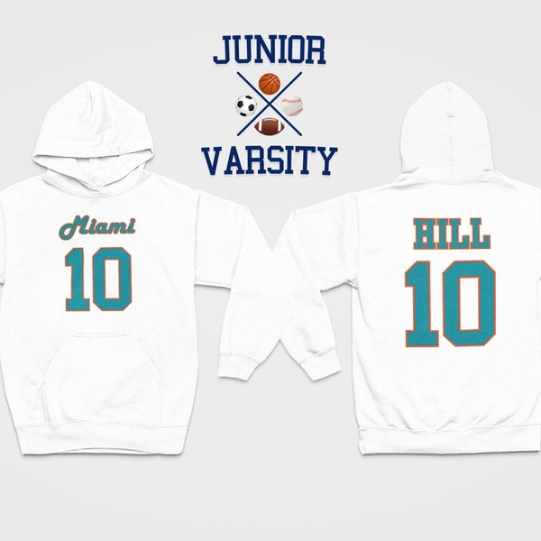 Tyreek Hill Youth Jersey Hoodie Miami