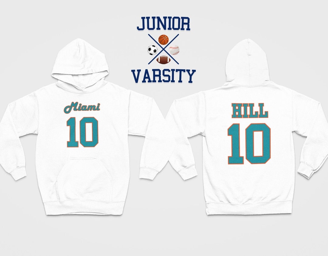 Tyreek Hill Youth Jersey Hoodie Miami Etsy