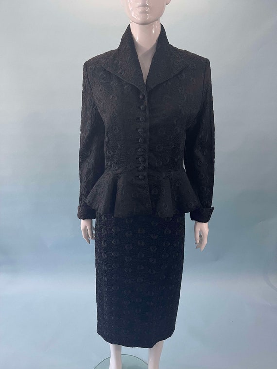 1981 Green and Brown Tweed 6 Piece Skirt Suit – Vintage Couture