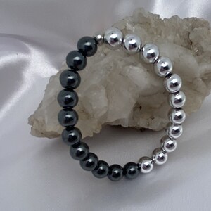 Hematite Beaded Bracelet