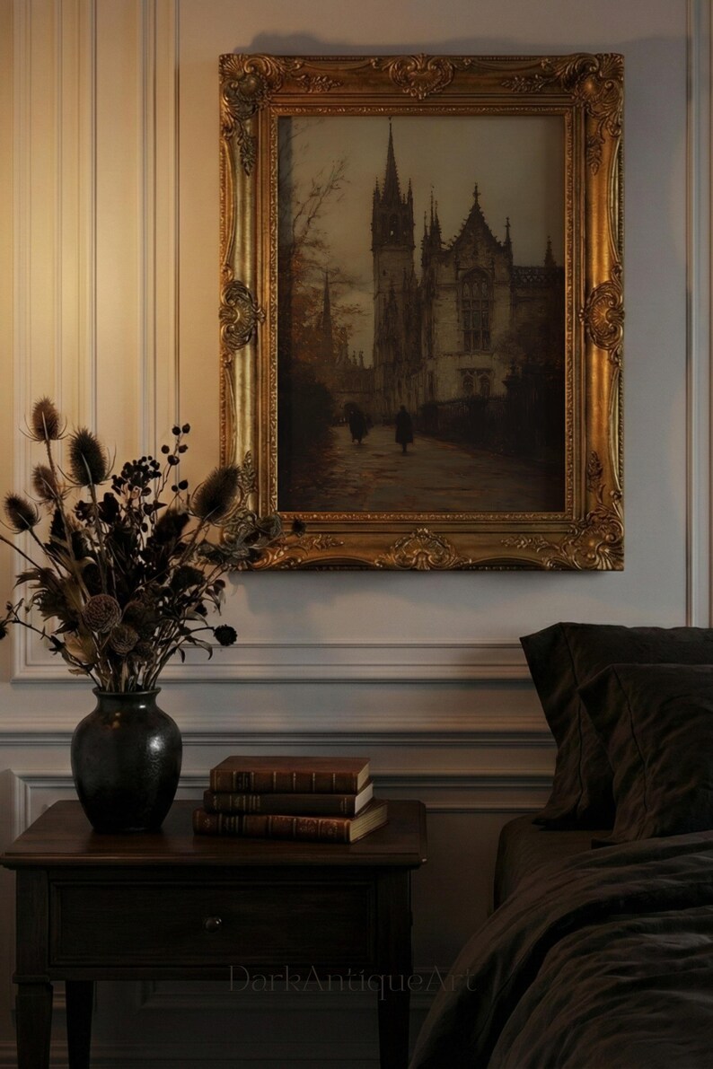 Gothische Kathedrale Art Print: Dark Academia Vintage Architektur (Digitaler Download) Bild 11