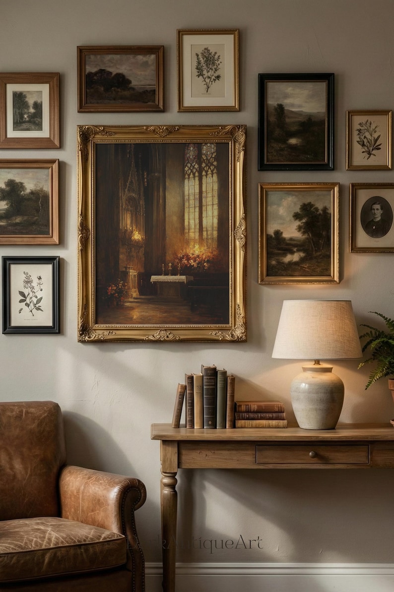 Gothic Cathedral Art Print: Dark Academia Religious Decor (Digital Download) image 16