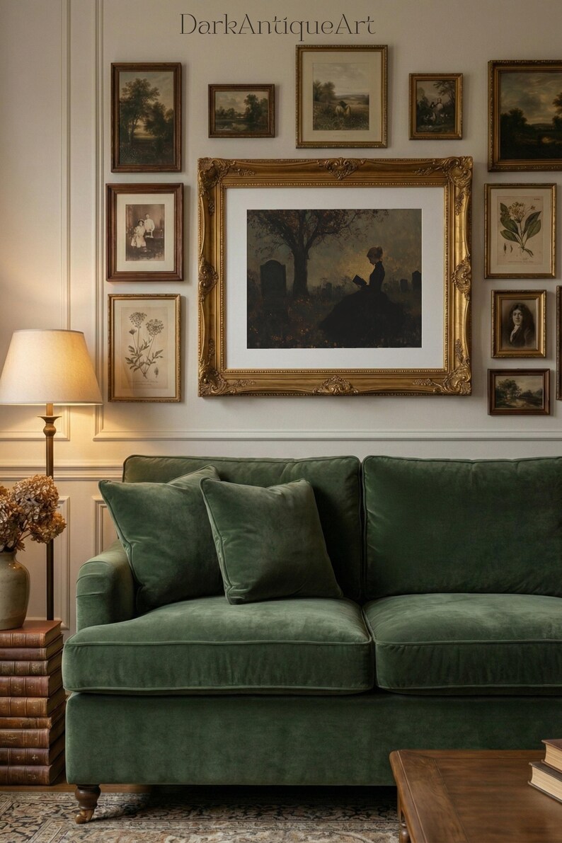 Dark Academia Art Print: Gothic Book Lover Decor (Digital Print) image 18
