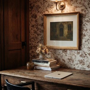 Dark Academia Kunstdruck: Gotische Architektur, Arbeitszimmer Dekor (Digitaler Download) Bild 16