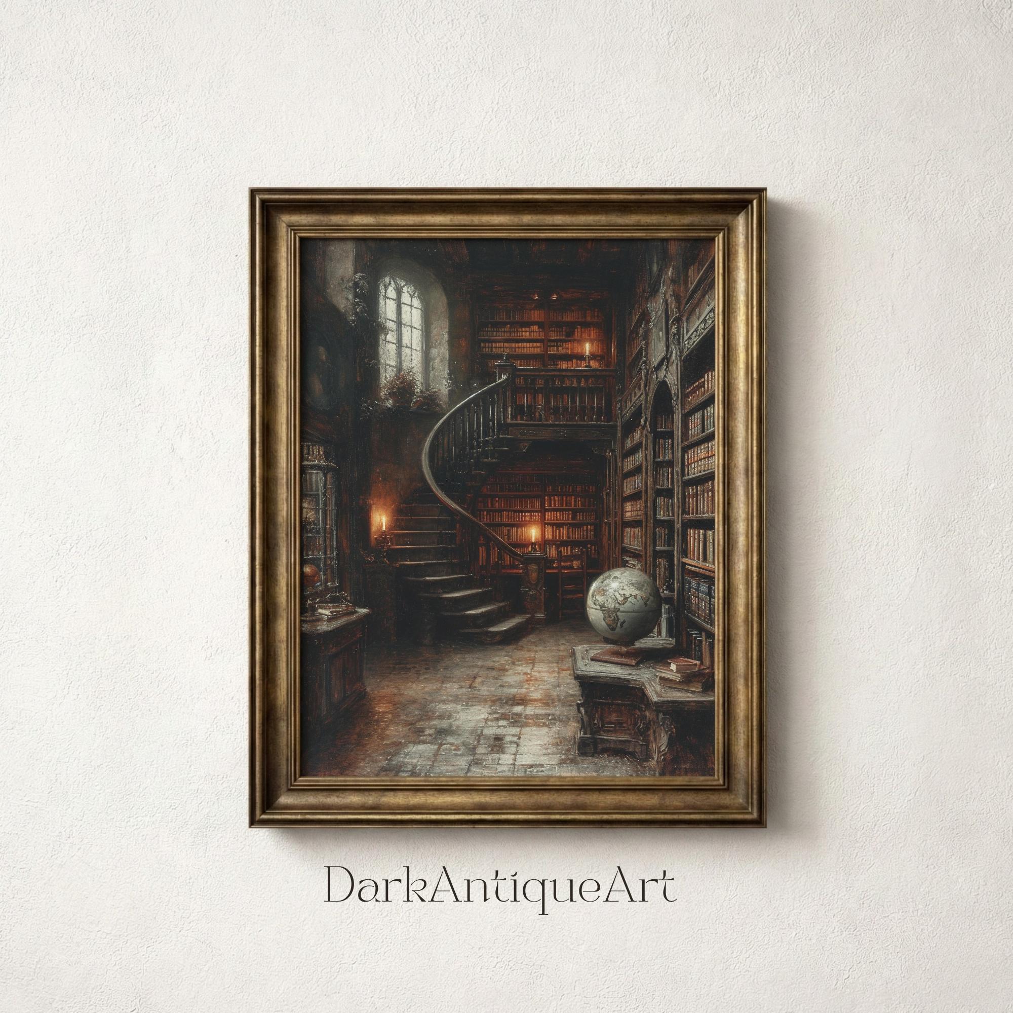 Dark Academia Gallery Wall Art Set: Moody Vintage Prints (digital ...