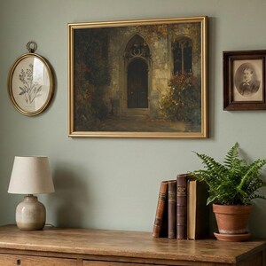 Dark Academia Kunstdruck: Gotische Architektur, Arbeitszimmer Dekor (Digitaler Download) Bild 17