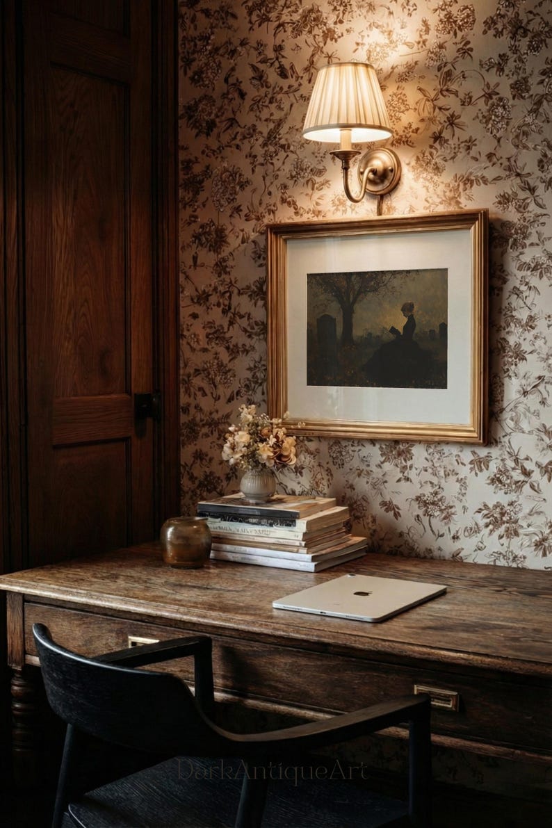 Dark Academia Art Print: Gothic Book Lover Decor (Digital Print) image 16