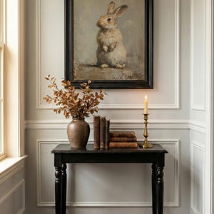 Vintage Bunny Painting | Victorian Cottagecore Nursery Art (Digital Download) image 13