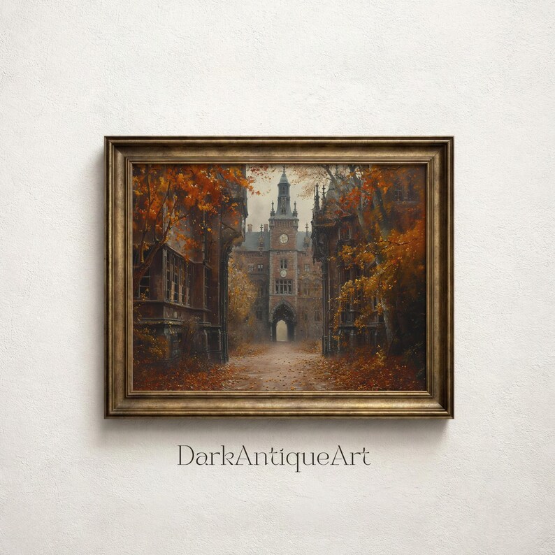 Dark Academia Gallery Wall Art Set: Moody Vintage Prints (digital ...