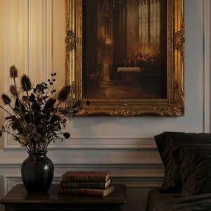 Gothic Cathedral Art Print: Dark Academia Religious Decor (Digital Download) image 11