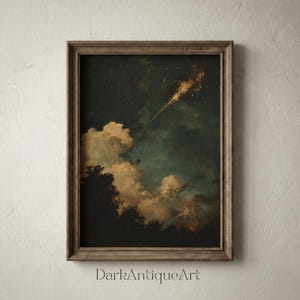 High-quality digital download showing an enchanting starlit scene, a must-have for those inclined towards celestial themes.
