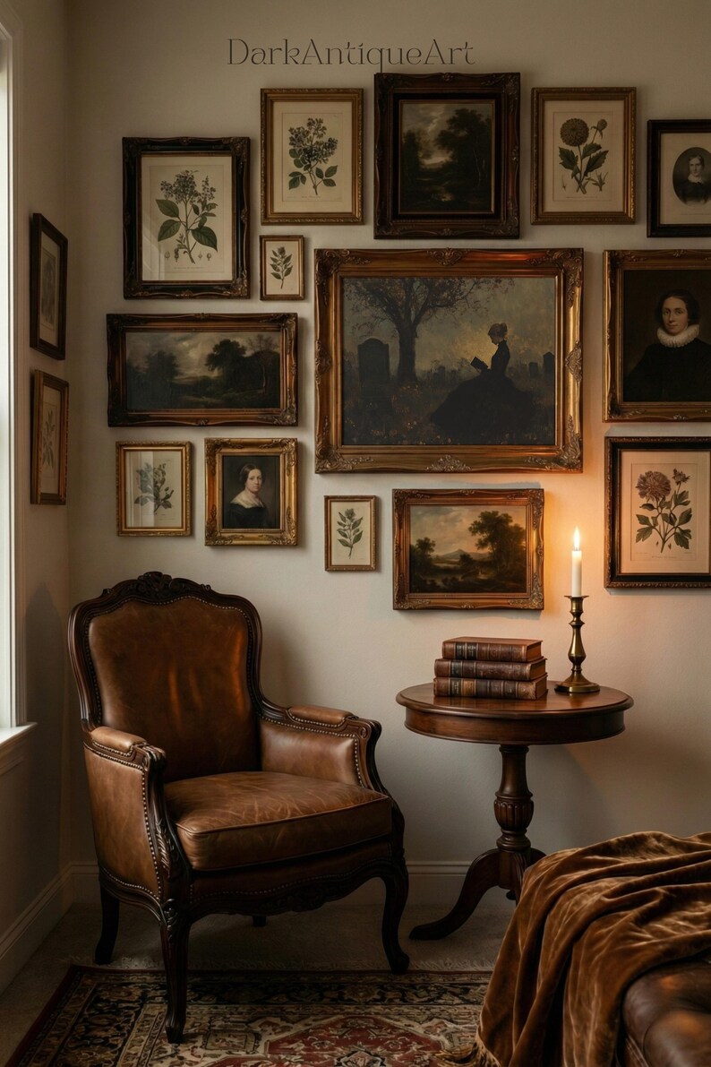 Dark Academia Art Print: Gothic Book Lover Decor (Digital Print) image 11
