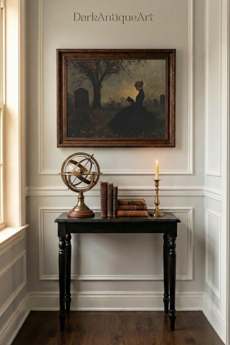 Dark Academia Art Print: Gothic Book Lover Decor (Digital Print) image 12