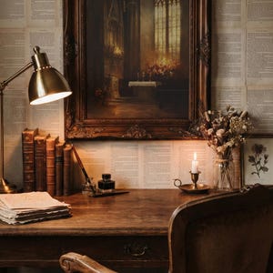 Gothic Cathedral Art Print: Dark Academia Religious Decor (Digital Download) image 12