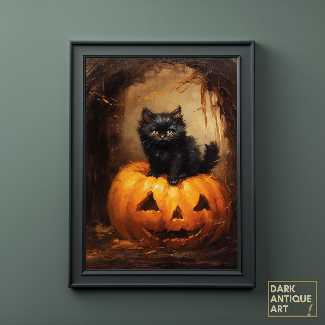 Black Cat Pumpkin Painting Halloween Wall Art Printable Spooky Etsy black-cat-pumpkin-painting-halloween-wall-art-printable-spooky-etsy