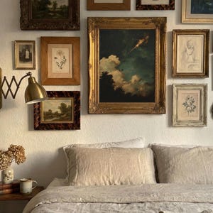 Celestial Night Sky Art Print: Dark Academia Decor (Digital Download) image 14