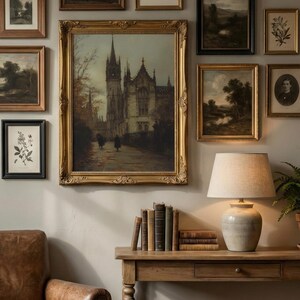 Gothische Kathedrale Art Print: Dark Academia Vintage Architektur (Digitaler Download) Bild 16