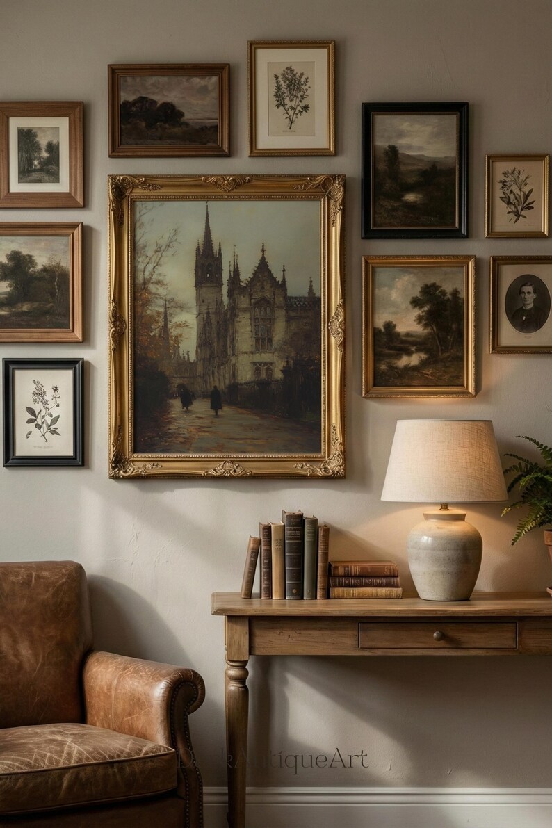 Gothische Kathedrale Art Print: Dark Academia Vintage Architektur (Digitaler Download) Bild 16