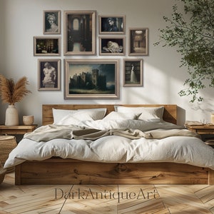 Dark Academia Decor Set of 9 | Vintage Moody | Dark Academia Gallery ...