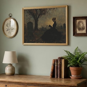 Dark Academia Art Print: Gothic Book Lover Decor (Digital Print) image 17