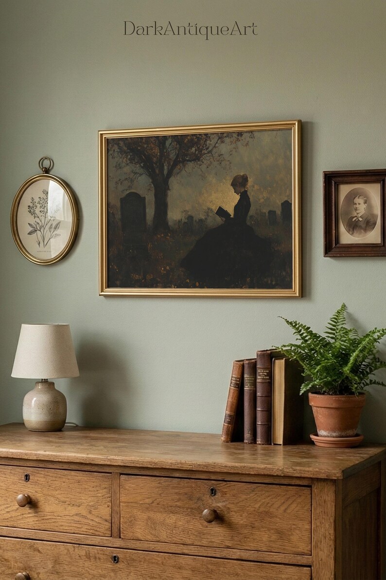 Dark Academia Art Print: Gothic Book Lover Decor (Digital Print) image 17