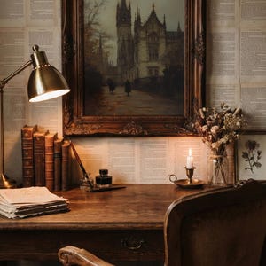 Gothische Kathedrale Art Print: Dark Academia Vintage Architektur (Digitaler Download) Bild 12