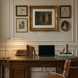 Dark Academia Kunstdruck: Gotische Architektur, Arbeitszimmer Dekor (Digitaler Download) Bild 14