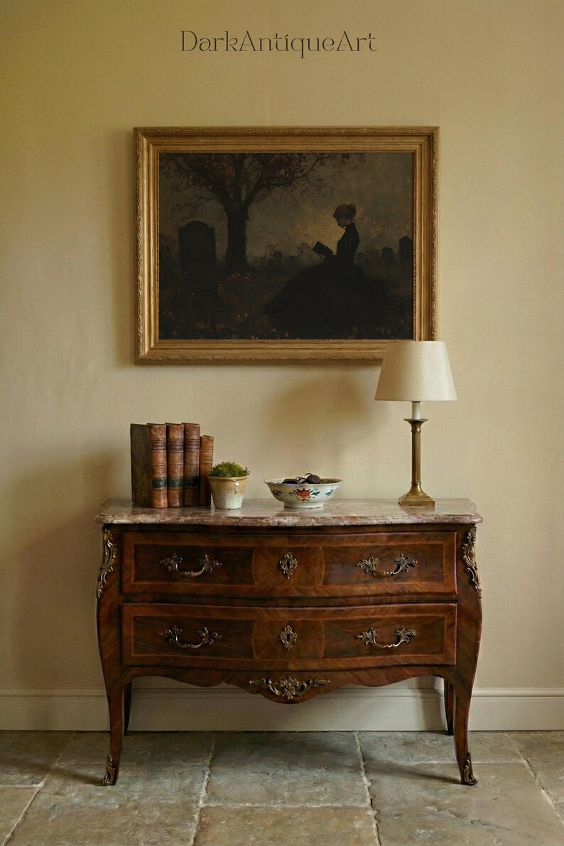 Dark Academia Art Print: Gothic Book Lover Decor (Digital Print) image 15