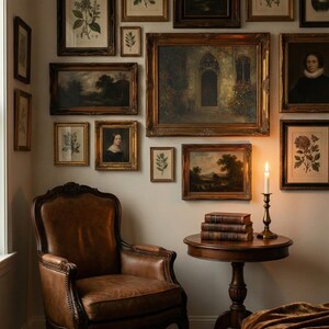 Dark Academia Kunstdruck: Gotische Architektur, Arbeitszimmer Dekor (Digitaler Download) Bild 11