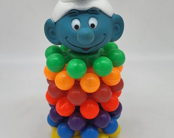 Smurf educational stacking game Pyramiboule Educalux vintage