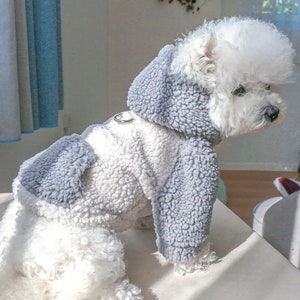 Trendy Designer Dog and Cat Sweater, Luxury Pet Jacket, Dog Clothes for Spring, Modern Puppy Apparel, Cute Dog Clothes, Designer Dog Jacket image 2
